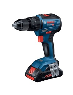 TALADRO PERCUTOR SIN ESCOBILLAS GSB 18V-55 2 BAT 4,0AH + CARGADOR + LBOXX