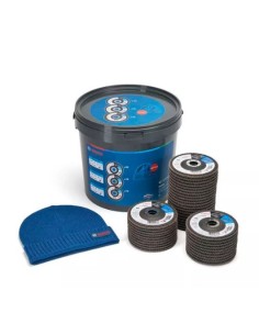 CUBO 40 DISCOS LAMINAS X551 115MM (G40X20 - G60X10 - G80X10)