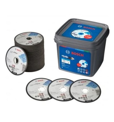 CUBO 100 DISCOS STANDARD METAL 125X1MM
