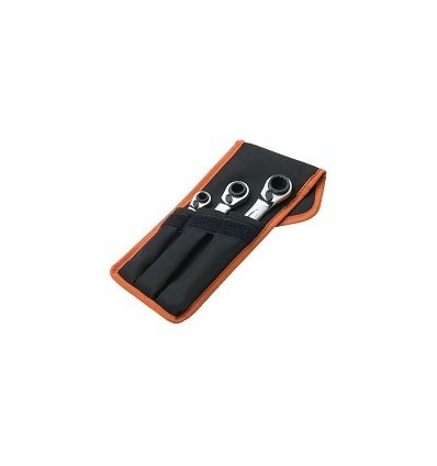 LLAVE CARRACA REVERS. 8A11/12A15/16 A 19MM 4 EN 1 BAHCO 3 PZ