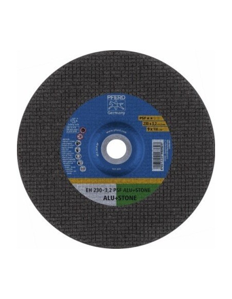 DISCO CORTE PIEDRA 230X3.2 EH 230-3.2 PSF ALU+STONE PFERD