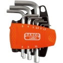 LLAVE ALLEN HEXAG. 1,5-10MM ACODADA NIQ BAHCO 9 PZ