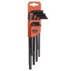 LLAVE ALLEN P/BOLA 1,5-10MM LARGA ACODADA BAHCO 8 PZ