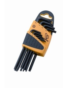 LLAVE ALLEN TORX 1.5-10MM E/DURA ACODADA BIANDITZ 9 PZ