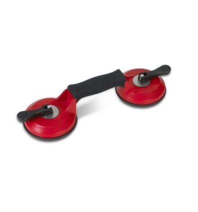 VENTOSA CARGA DOBLE HASTA 80KG ALU RUBI