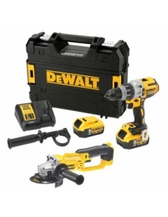 TALADRO ATORN 18V LI 13MM + AMOLADORA 125MM 2BAT CPROF136 DE