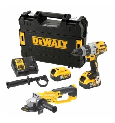 TALADRO ATORN 18V LI 13MM + AMOLADORA 125MM 2BAT CPROF136 DE