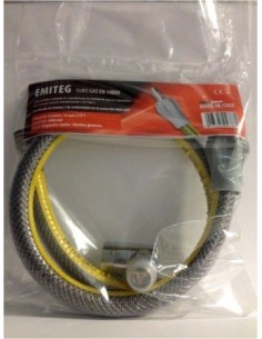 TUBO CONDUC GAS 1MT-1/2" COC/ENC FLEX. V/SEG INOX EMITEG