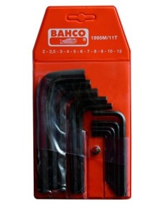 LLAVE ALLEN TORX 1.5-06MM PAVON. BAHCO 7 PZ