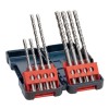 BROCA HORM. SDS PLUS 2-6MM 050/110MM6-6/ 8/10X100X160 08PZ BO
