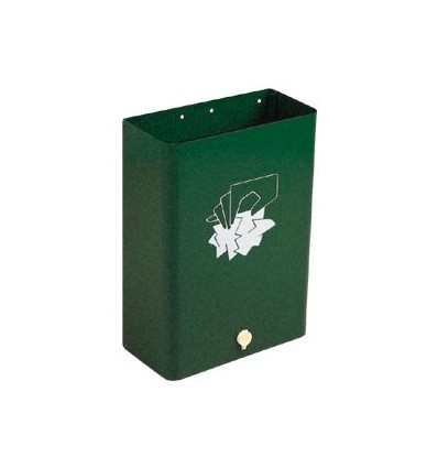 PAPELERA RESIDUOS Nº1 BTV MET VER/OS 03901