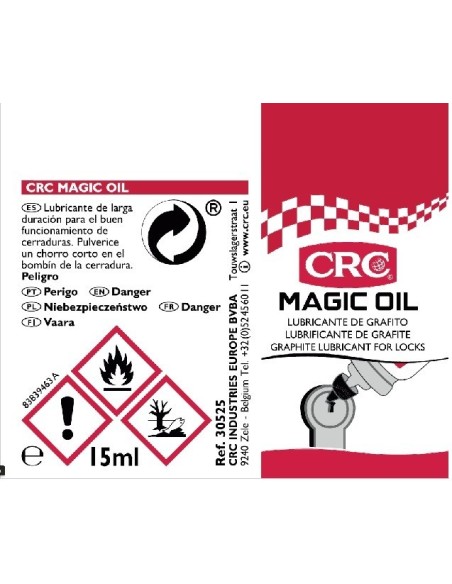 GRAFITO LUBRICANTE AEROSOL MAGIC OIL CRC 15 ML
