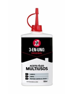 ACEITE LUBRICANTE MULTI GOTERO 3-EN-UNO 100 ML