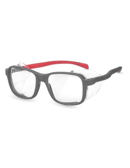 GAFA MOD.EUROPA GRIS/ROJO LENTE PC INCOLORA ANTIVAHO REF.2.009