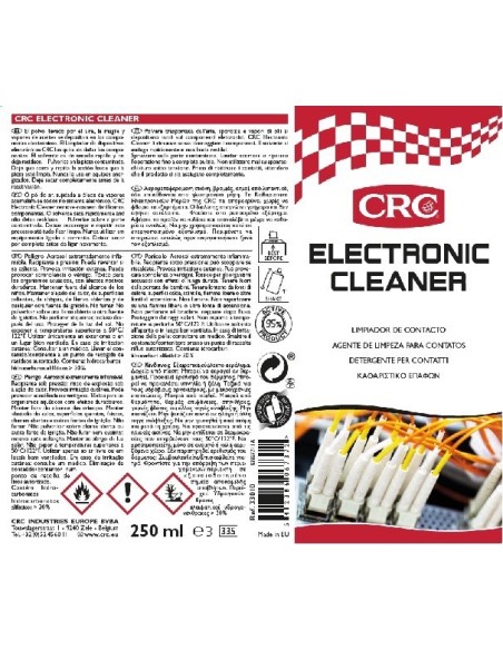 LIMPIADOR CONTACTOS ELECTRICOS 250ML SPRAY CRC 250 ML