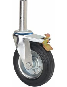 RUEDA GIR ANDAMIO 200MM 2-0917 230KG GOMA ALEX
