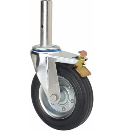 RUEDA GIR ANDAMIO 200MM 2-0917 230KG GOMA ALEX
