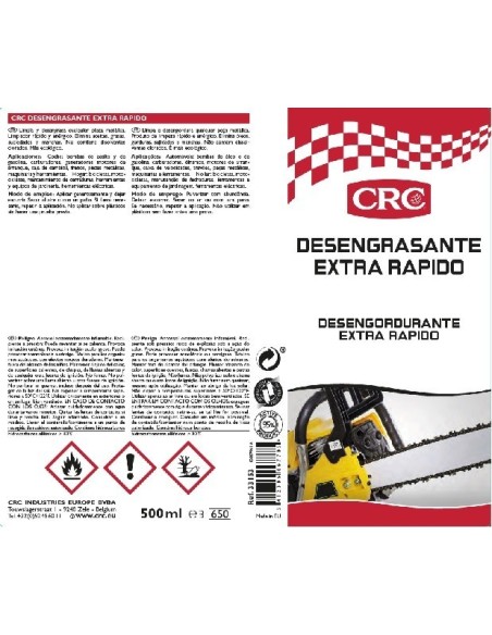 LIMPIADOR MULT DESENGRASANTE SPRAY CRC 500 ML