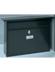 BUZON EXT.ACERO BERLIN NEGRO 02184