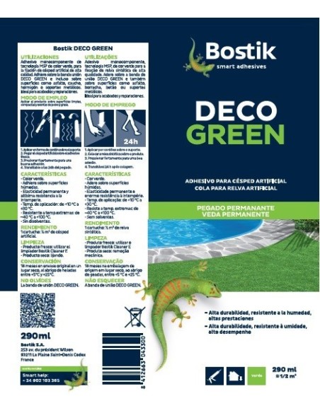 ADHESIVO CESPED ART 290 ML VER CART BOSTIK
