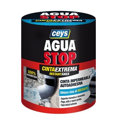 CINTA ADH 100MMX1,5MT FUGA/GRIE IMPERMEABLE TRA AGUASTOP CEY