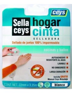 CINTA SELLADORA JUNTAS 3.35MTX22 MM