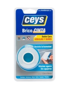 CINTA ADH 19MMX 1.5MT D/CARA AZ BRICOCINTA CEYS