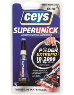 ADHESIVO INSTANTANEO FLEX 3 GR UNICK CEYS