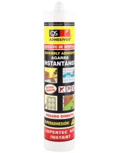 ADHESIVO MONTAJE B/SOLV. 3 UD 290ML 3PZ SUPERTEC QS