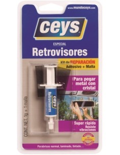 ADHESIVO RETROVISORES METAL CRISTAL 1 GR CEYS