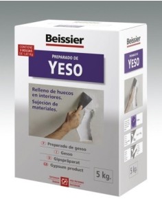 YESO REST. RELLENO HUECO 5 KG 5 KG BL INT. SUJECION MAT. BEI