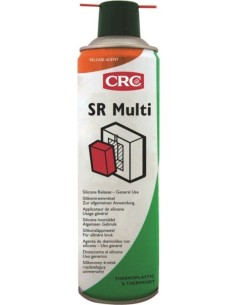 ACEITE SIL DESMOLDEANTE PLASTICO SPRAY SR MULTI CRC 500 ML