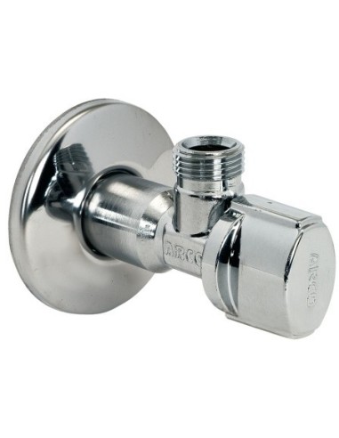 LLAVE FONTANERO REGUL. 1/2"X3/8" 1/4 VUELTA ARCO 2 PZ