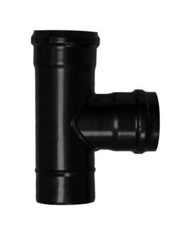 TE ESTUFA PELLET 90º DIAMT80MM A/ESM/VITR. NE EXOJO