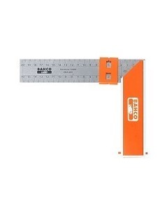ESCUADRA MEDIC ALBAÑIL 350MM INGLETE GRADUADA IN. BAHCO