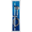 MANGO DUCHA BARRA SOPORTE 70CM M/REDONDO ABS/METAL PLATA EVA