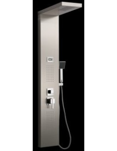 COLUMNA BAÑO DUCHA 140X22CM HIDROMAS. INOX S-9127 DP GR.