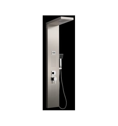 COLUMNA BAÑO DUCHA 140X22CM HIDROMAS. INOX S-9127 DP GR.