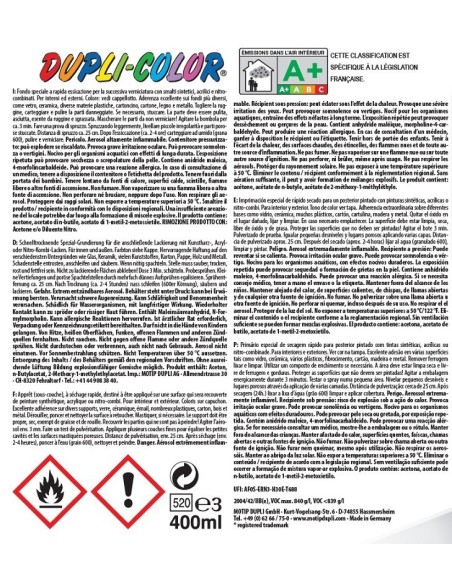 PINTURA IMPRIM. UNIV MAXI COLOR 400 ML GRIS MOTIP