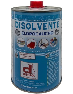 DISOLVENTE CLOROCAUCHO 1 LT ENVASE METALICO
