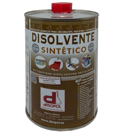 DISOLVENTE SINTETICO 1 LT ENVASE METALIC