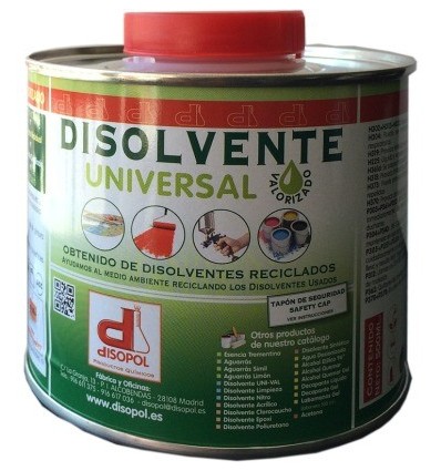 DISOLVENTE NITRO VALORIZADO 500 ML ENVASE METALICO