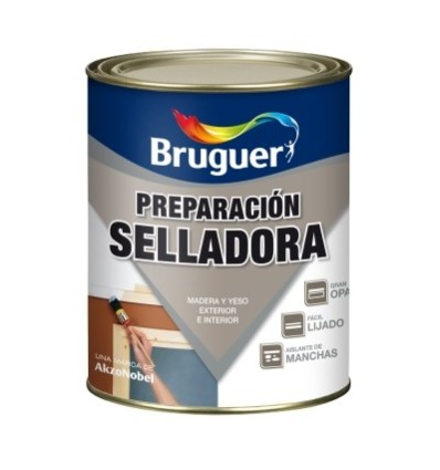PINTURA PREP. MAD 250 ML BL INT/EXT SU.POR SELLATIN BRUGUER