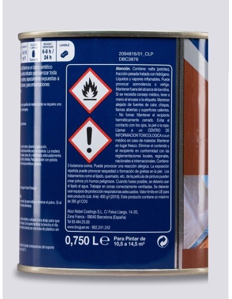 BARNIZ MAD BRI. 750 ML INC. EXT. SINT. MAR, MONTAÑA BRUGUER