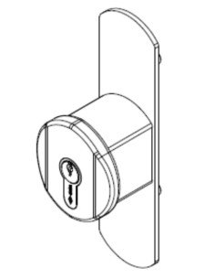POMO PTA EJES 90MM 1.07078.65.0 NE ANTIP ANICO EXTERNO FIJO C