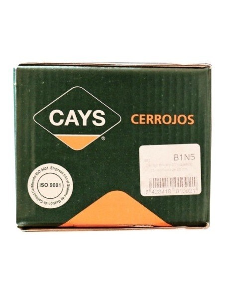 CERROJO SOBR. B-1N C/CILIND.50MM NIQUEL CAYS B1N5