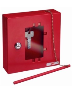 CAJA EMERGENCIA 170X17050MM LLAVE FAC ROJO 26006