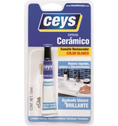 ESMALTE RESTAURADOR CERAM 15 ML BL/BRI CEYS