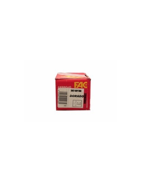 CERROJO SOBR. 80MM 307-RP DOR BOMBILLO 5 0MM IZQ FAC