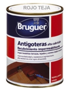 PINTURA ANTIGOTERAS 4 LT RO/TE MATE ALTA CUBRI. BRUGUER